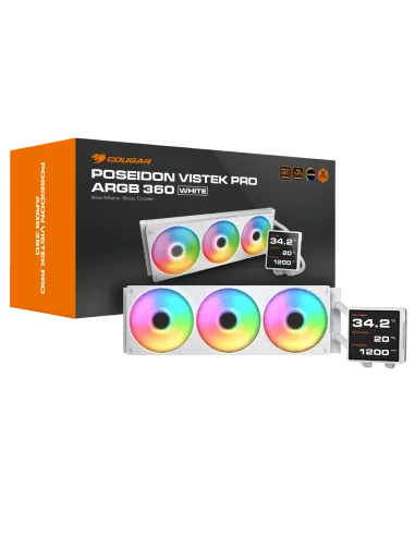 Cougar Poseidon Vistek PRO aRGB 360 Blanco