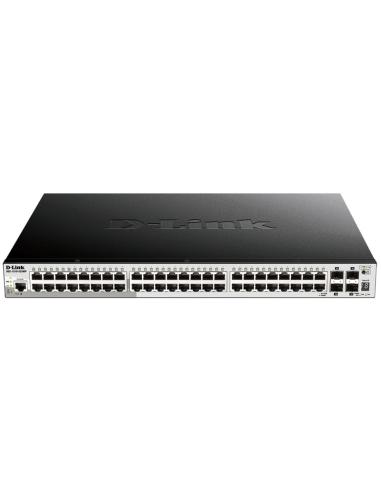 D-Link DGS-1510-52XMP/E Switch PoE 48 Puertos Gigabit + 4 Puertos SFP+