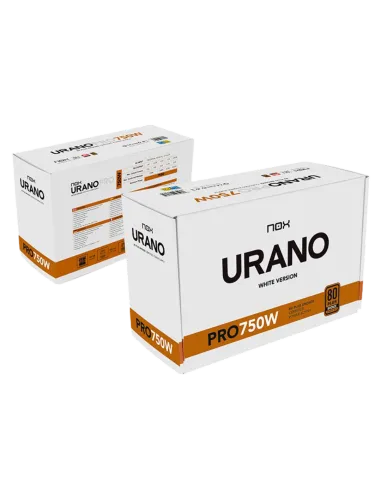 Fuente Nox Urano Pro 750W 80 Plus Bronze White