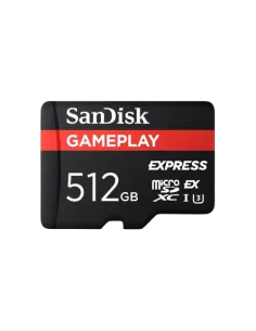SanDisk GamePlay microSD Express 512GB Hasta 880 MB/s en color Negro-1401961