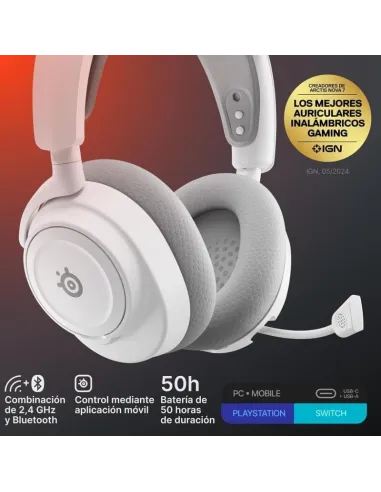 Auriculares SteelSeries Arctis Nova 7 Gen 2 Blancos