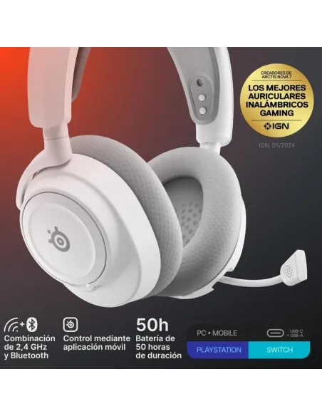 Auriculares SteelSeries Arctis Nova 7 Gen 2 Blancos