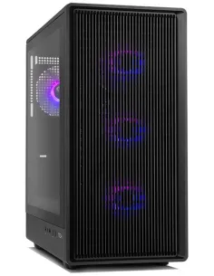 Nox Infinity IOTA Negro Torre Mesh ARGB con Vidrio Templado-1402826