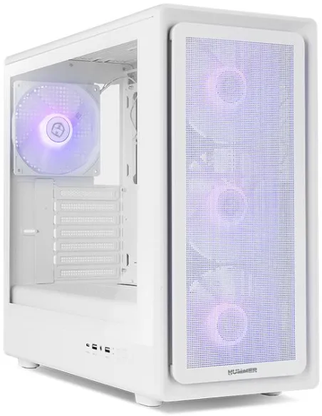 NOX Hummer AERO White Semitorre Hyperflow ARGB