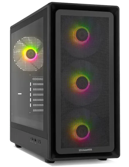 NOX Semitorre HUMMER AERO Hyperflow ARGB Negro
