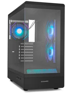 Nox Hummer Signal Negra aRGB ATX/Micro ATX Cristal Templado USB 3.0-ICACSM0851