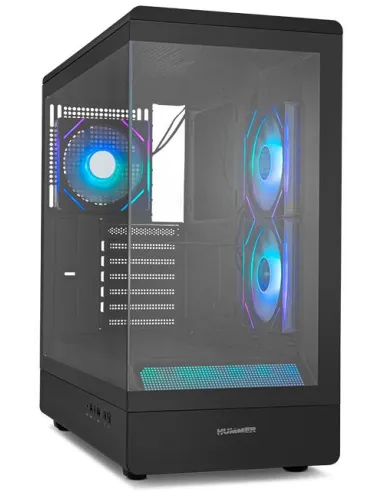 Nox Hummer Signal Negra aRGB ATX/Micro ATX Cristal Templado USB 3.0