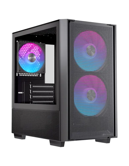 Einarex Pulse PM150 RGB EXCS-PM-150R-B Cristal Templado USB 3.2 Negro