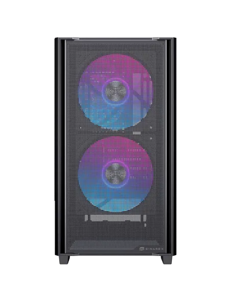 Einarex Pulse PM150 RGB EXCS-PM-150R-B Cristal Templado USB 3.2 Negro