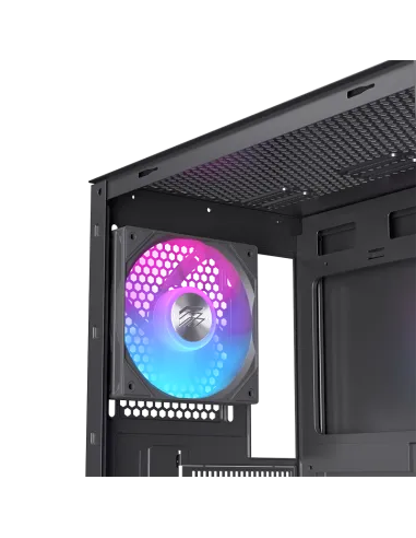 Einarex Pulse PM150 RGB EXCS-PM-150R-B Cristal Templado USB 3.2 Negro