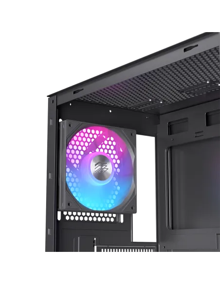 Einarex Pulse PM150 RGB EXCS-PM-150R-B Cristal Templado USB 3.2 Negro