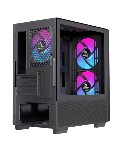 Einarex Pulse PM150 RGB EXCS-PM-150R-B Cristal Templado USB 3.2 Negro