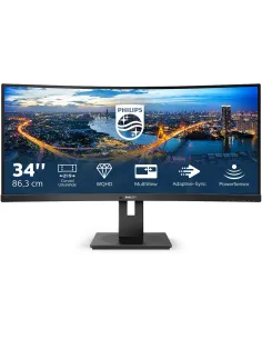 Philips B Line 346B1C/00 UltraWide 34" Quad HD LCD USB-C Curvo Negro