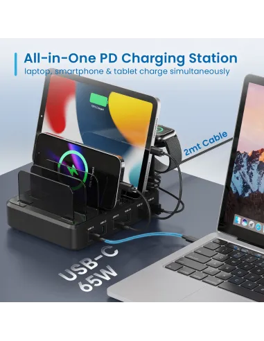 Estación de Carga de Acoplamiento Ewent EW1335