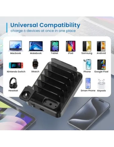 Estación de Carga de Acoplamiento Ewent EW1335