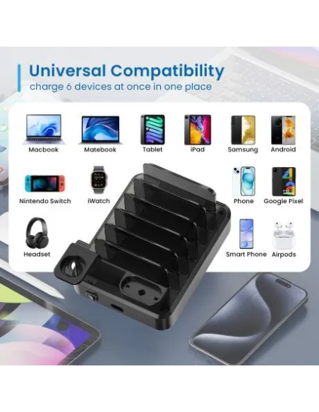 Estación de Carga de Acoplamiento Ewent EW1335