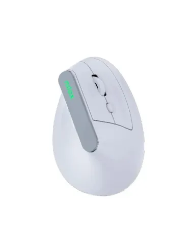 Nilox NXMOEVR01W Ratón Wireless Vertical Silencioso 1600 DPI Blanco
