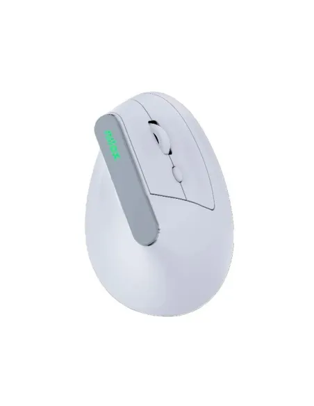 Nilox NXMOEVR01W Ratón Wireless Vertical Silencioso 1600 DPI Blanco