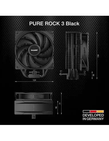 Refrigerador de aire Be Quiet! Pure Rock Slim 3