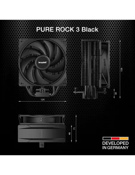 Refrigerador de aire Be Quiet! Pure Rock Slim 3