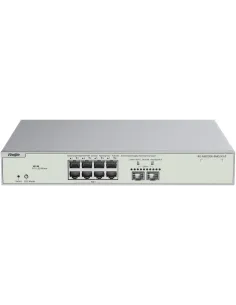 Ruijie Networks RG-NBS3300-8MG2XS-P Switch Administrado Multigigabit L2 de 8 puertos PoE+ y 2 puertos de Enlace ascendente SFP+-NSWSAR0472