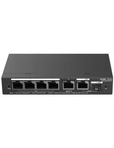 Ruijie Networks RG-ES206GS-P Switch PoE Gestionable a través de la nube con 6 puertos Gigabit-NSWSSO0397