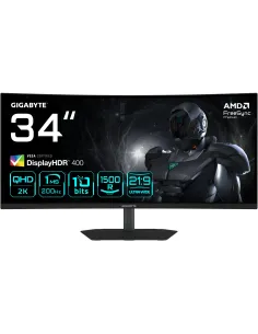 Gigabyte G34WQC2 34" UltraWide Quad HD 200Hz VA Curvo FreeSync Premium DisplayHDR 400 1ms-1402623