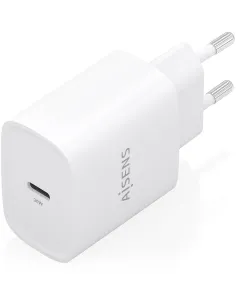 Aisens A110-0950 Cargador GaN 30W, 1xUSB-C PD3.0, Blanco-ADAP63713