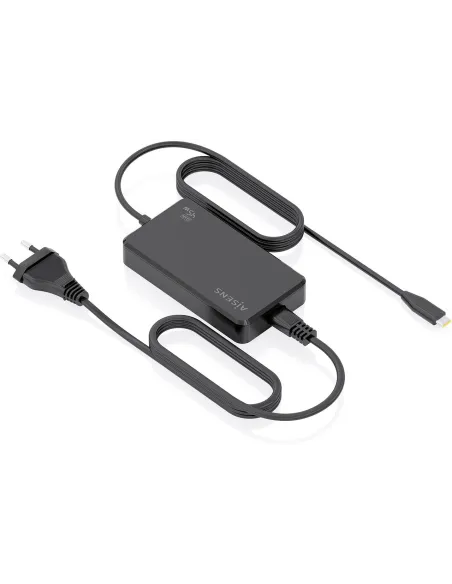 Aisens ASCH-1PD45D067-BK Cargador de Sobremesa GaN 45W PD3.0 1xUSB-C 1.8M, Negro