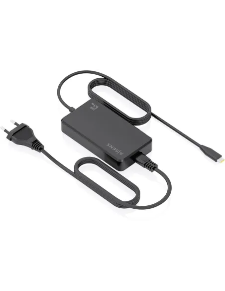 ASCH-1PD65D068-BK Cargador de Sobremesa GaN 65W PD3.0 1xUSB-C 1.8M, Negro