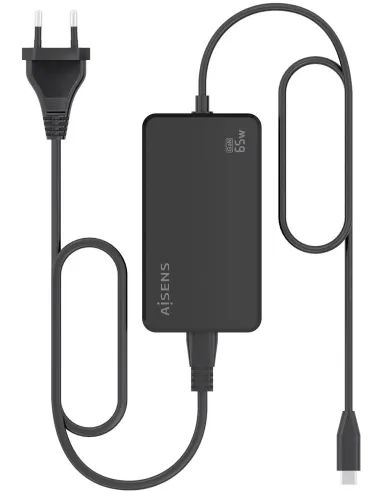 Cargador de Portátil Aisens ASCH-1PD65D068-BK