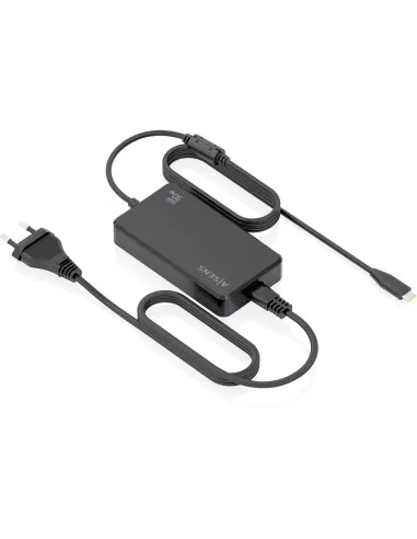 Aisens ASCH-1PD90D069-BK Cargador de Sobremesa GaN 90W PD3.0 1xUSB-C 1.8M, Negro
