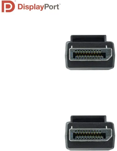 Nanocable 10.15.2800 Cable Displayport 1.4 CCS Macho/Macho 50cm Negro