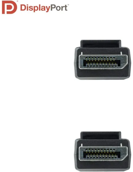 Nanocable 10.15.2800 Cable Displayport 1.4 CCS Macho/Macho 50cm Negro