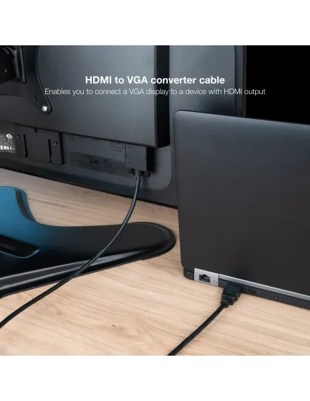 Cable conversor VGA a HDMI 1.8 m – Nanocable 10.15.4602
