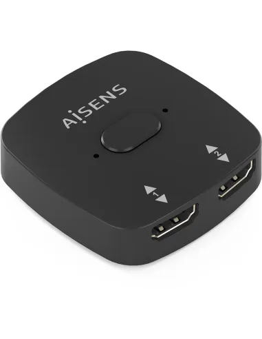 Aisens A123-0948 HDMI Conmutador Splitter Switch 4K@60HZ 2×1 Negro