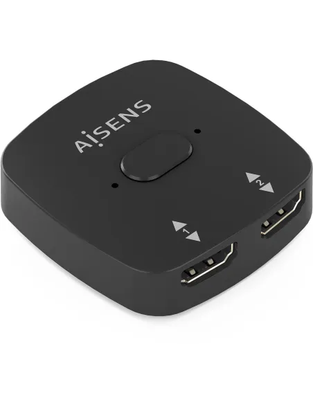 Aisens A123-0948 HDMI Conmutador Splitter Switch 4K@60HZ 2×1 Negro