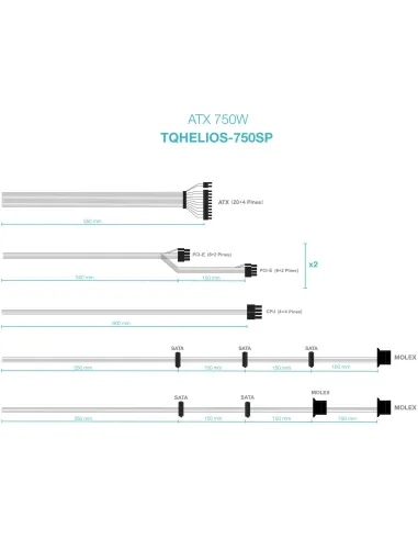 TooQ TQHELIOS-750SP 750W 80 Plus Bronze