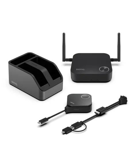 BenQ InstaShow WDC15 9H.K0EBY.E0E Sistema de Presentación Inalámbrico 4K UHD Negro