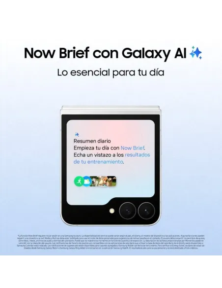 Smartphone Samsung Galaxy Z Flip7 FE 5G 8/256GB Negro