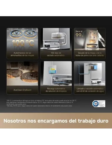 Robot aspirador Dreame Matrix10 Ultra con base inteligente