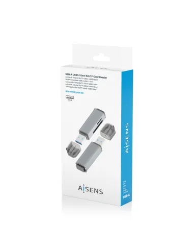 Lector de tarjetas Aisens ASCR-2A09-GR