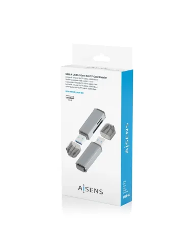 Lector de tarjetas Aisens ASCR-2A09-GR