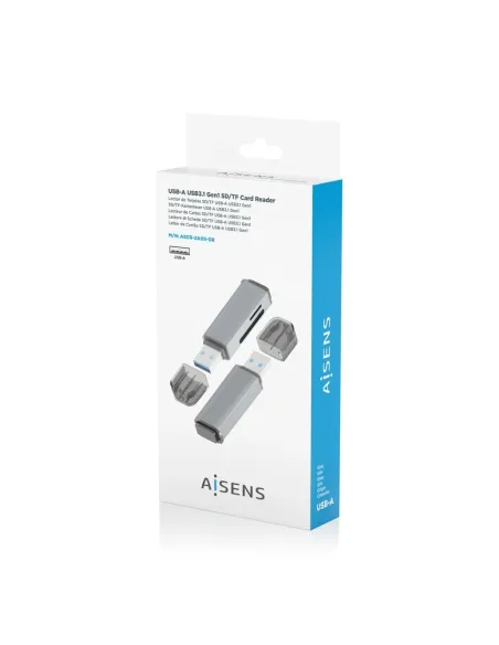 Lector de tarjetas Aisens ASCR-2A09-GR