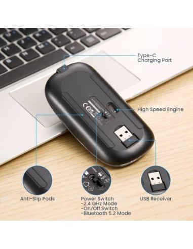 Ewent EW3242 Ratón Inalámbrico USB-A 1600 DPI