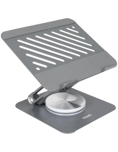 TooQ PH-NARVI-G Soporte Plegable 360° Acero Carbono hasta 13" Gris Oscuro