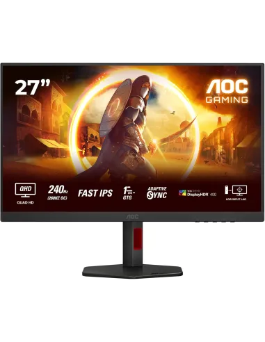 AOC G4 Q27G4ZR 27" QHD Fast IPS 240Hz Overclockeable 260Hz 1ms HDR400 Altavoces
