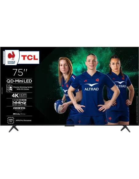 TCL 75C6K 75" UltraHD 4K MiniLED Sonido Onkyo Google TV