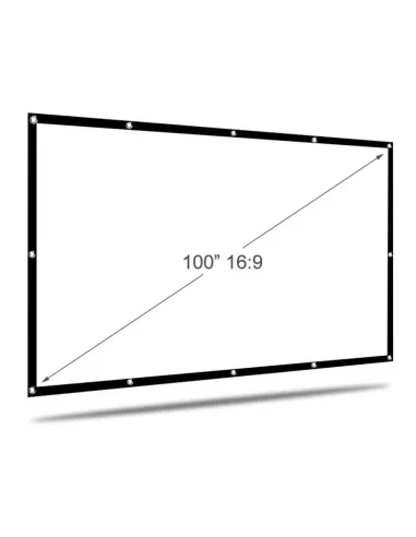 Iggual ECO-COST Pantalla de Proyeccion Manual 100"