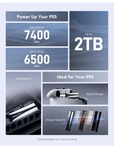 Disco Duro SSD Lexar Play 2280 2TB LNMPLY8002T-RNNNG2